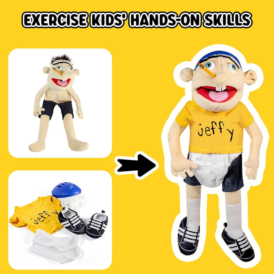 60cm Jeffy Hand Puppet Plush Toy