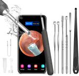 Ear Wax Removal Tool, with 1080P HD Ear Camera-Wireless Ear Wax Remover Otoscope Kit with LED Light, Safe Ear Cleaner for Adult & Kids