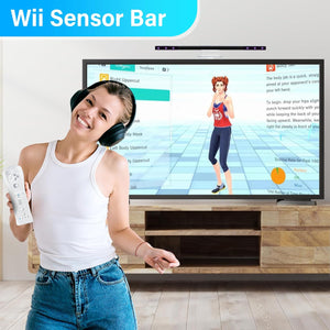 4 in 1 Wii Replacement Cables Set, PORTHOLIC Wii AC Power Adapter + Wii to hdmi Converter+ Wired Motion Sensor Bar and Composite Audio Video Cable for Nintendo Wii