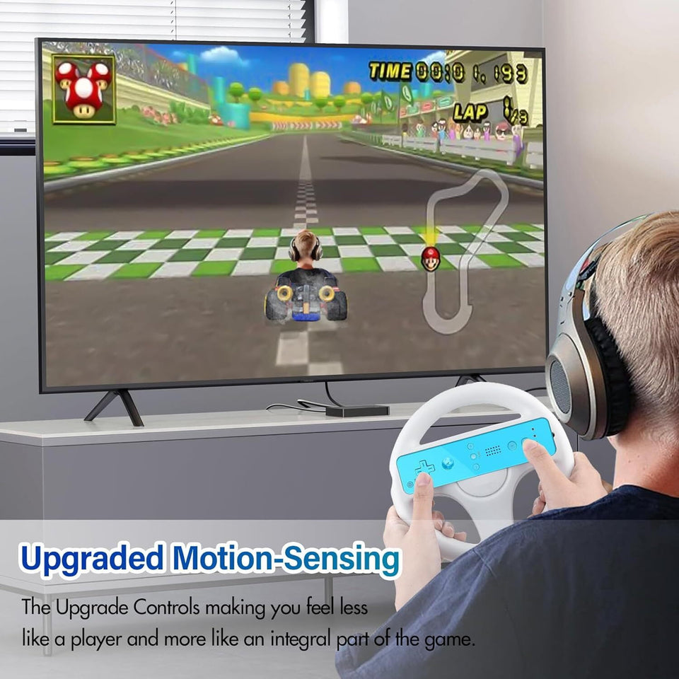 PORTHOLIC 2 Packs Upgrade Wii Wireless Remote Controller