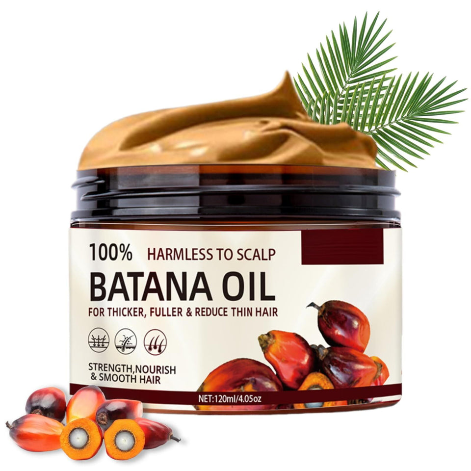 100% Raw Batana Oil for Hair, Natural Raw and Pure Unrefined Batana Oil Organic Hair Batana Oil(1pcs)