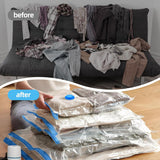 Vacuum Storage Bags, 16 Pack (4 Jumbo, 4 Large,4 Medium,4 Small) Space Saver Seal Bags for clothing travel,luggage,Mattress,Comforters,Blanket,Pillows,Duvets