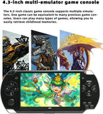 4.3 inch 8GB Handheld Game Console Built in 1500 Games for Multiple simulators x6 Retro Video Game Console mp3/mp4/Ebook TV Out Portable Game Player Device