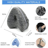 Smoothspine Alignment Pillow - Relieve Pain & Sciatica, Leg Alignment Pillow, Smooth Spine Improved Leg Pillow for Sleeping Side Sleeper