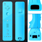 Wii Remote Controller,PORTHOLIC 2 Packs Upgrade Wii Wireless Controller Compatible with Nintendo Wii Wii U Console (Blue,2pcs)