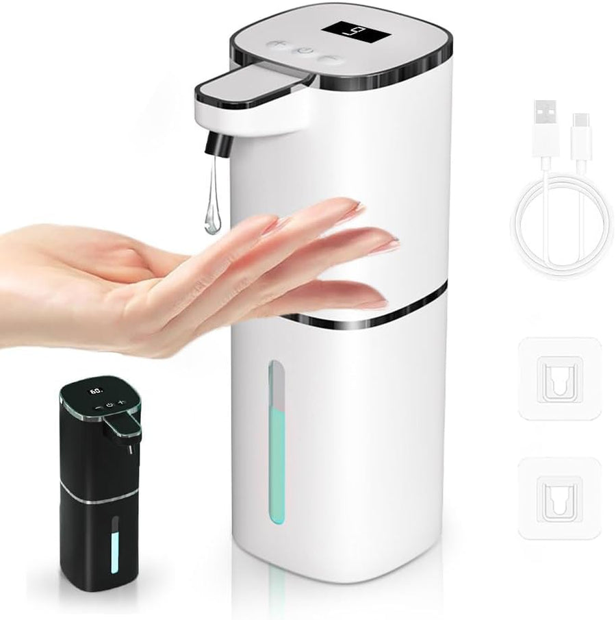 Automatic Liquid Soap Dispenser, 9 Adjustable Levels, 380ml/12.8oz