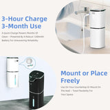 Automatic Liquid Soap Dispenser, 9 Adjustable Levels, 380ml/12.8oz