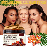 100% Raw Batana Oil for Hair, Natural Raw and Pure Unrefined Batana Oil Organic Hair Batana Oil(3pcs)