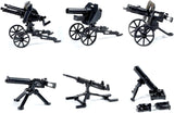190 PCS WW2 Army Men Figures Sets | World War 2 Military Figures Pack | WW1 Soldier Building Set with Weapons and Baseplate
