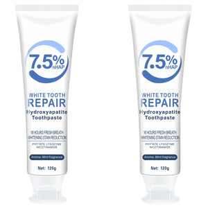 7.5% Hydroxyapatite Toothpaste, Hydroxyapatite Toothpaste, 7.5% White Tooth Repair Hydroxyapatite, 7.5% Repair Toothpaste, Gentle Mint, Fresh Breath
