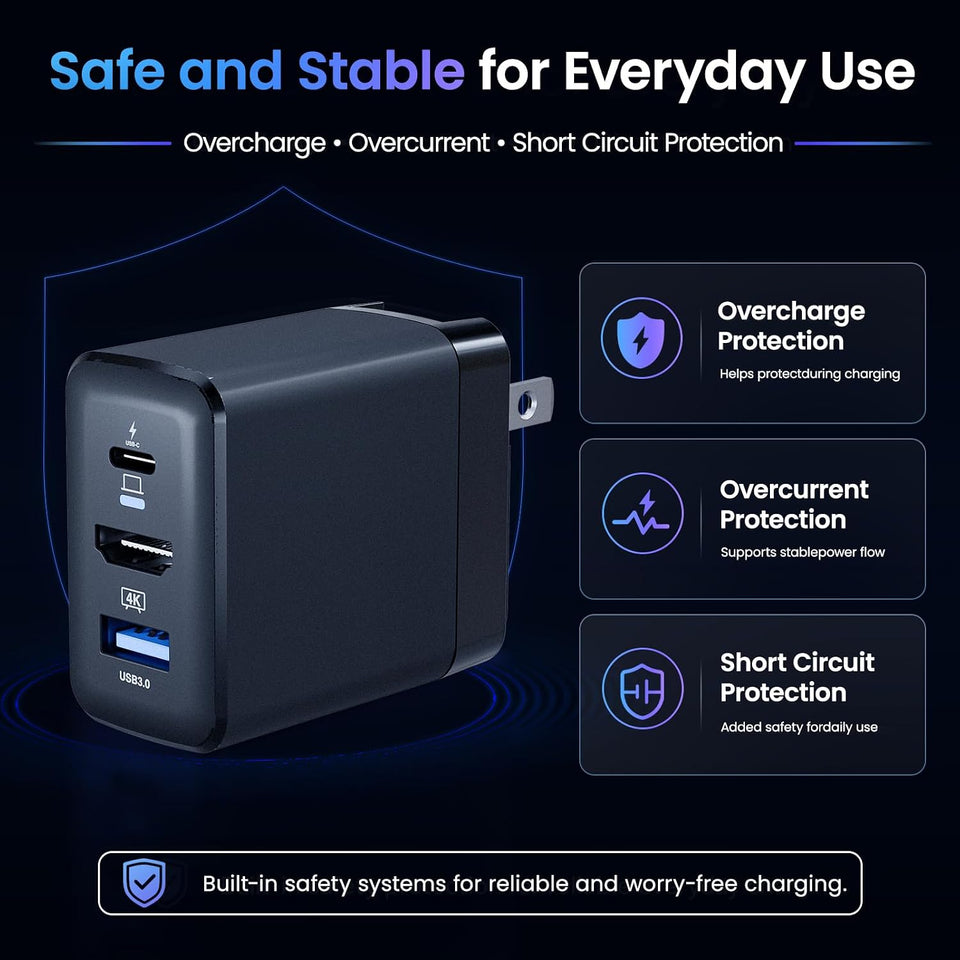 2026 PORTHOLIC Switch 2 Docking Station,4K@120Hz HDMI,60W PD Fast Charging with 1.5m Cable