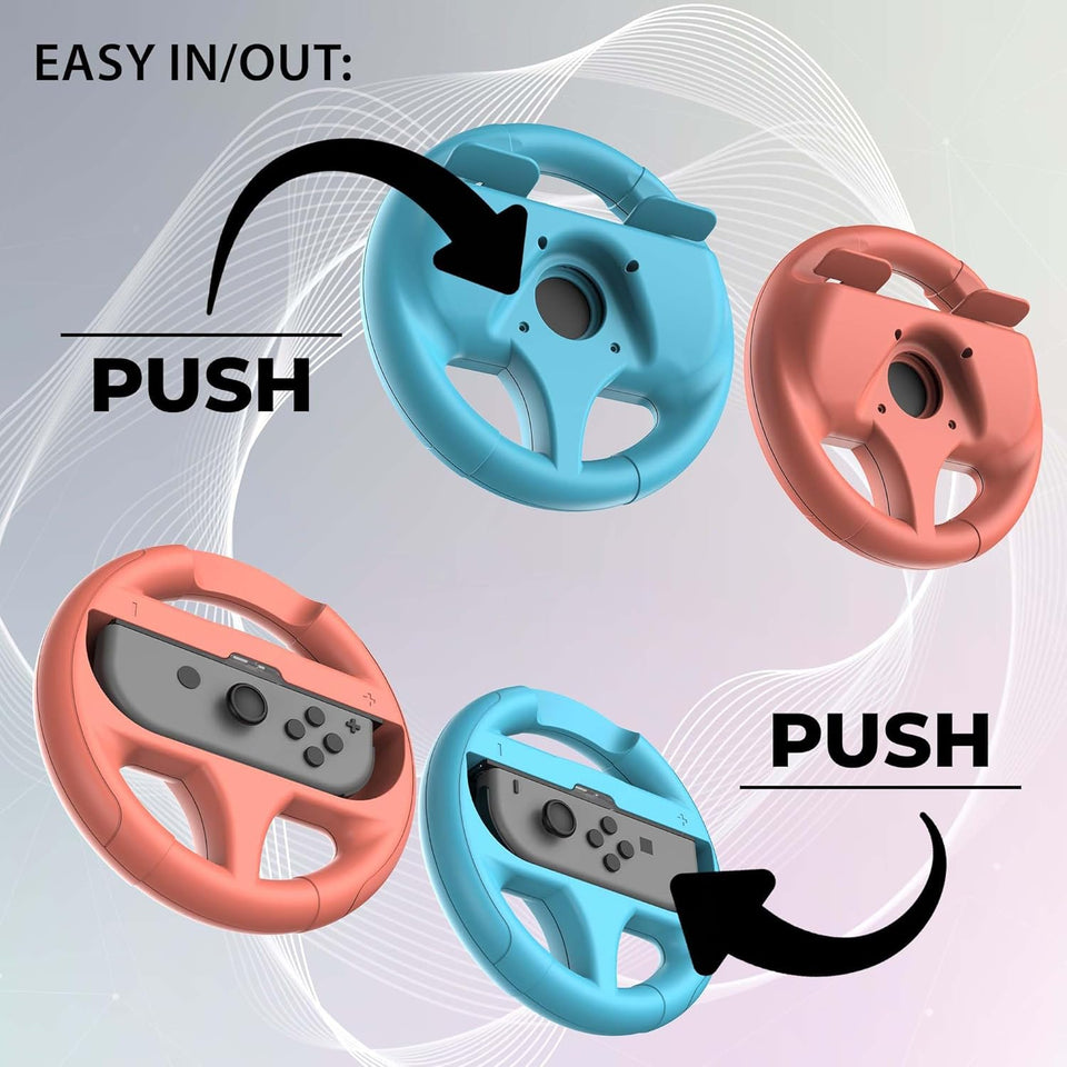 PORTHOLIC - 2 Pack Ruffles for JoyCon's Nintendo Switch and Switch 2