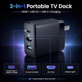 2026 PORTHOLIC Switch 2 Docking Station,4K@120Hz HDMI,60W PD Fast Charging with 1.5m Cable