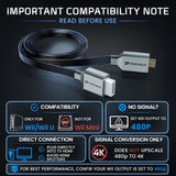 PORTHOLIC Wii to HDMI Adapter Cable 1.5/5Ft