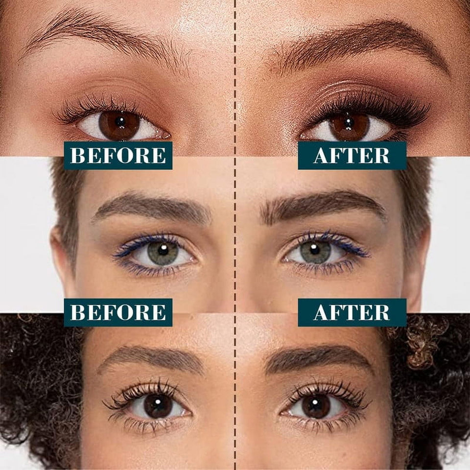 3D Waterproof Microblading Eyebrow Pen, 4 Tip Tattoo Pencil Creates Natural Looking Brows Effortlessly, Waterproof Makeup Fine Stroke Microblading Eyebrow Pencil Creates Natural (black)