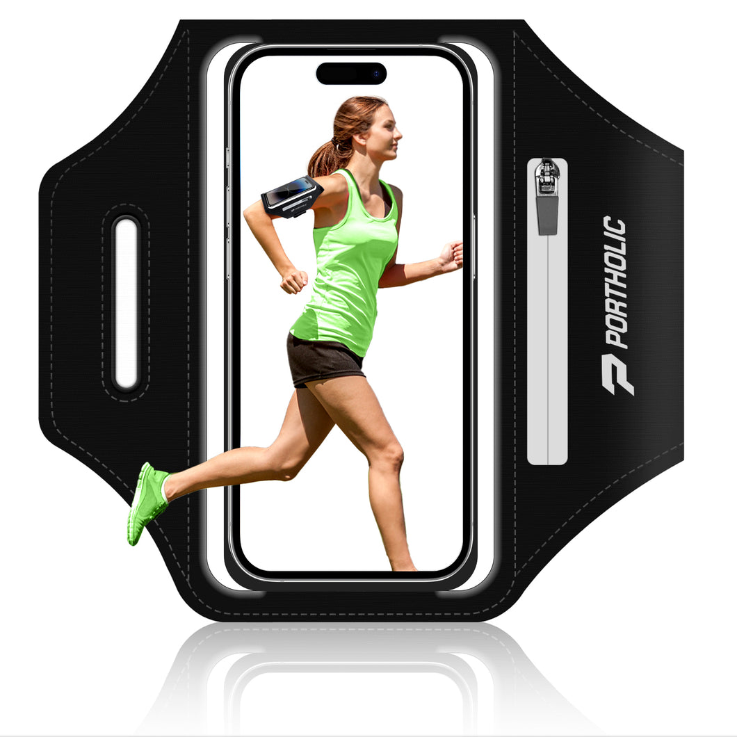 Lycra Running Armband Armband Cell Phone Holder – PORTHOLIC