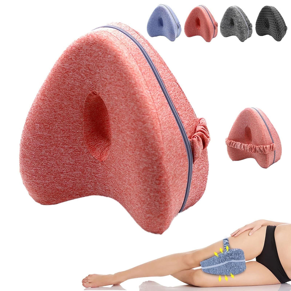 Knee Pillow for Side Sleepers - Relieve Pain & Sciatica, Leg Alignment Pillow, Smooth Spine Improved, Leg Pillow for Sleeping Side Sleeper