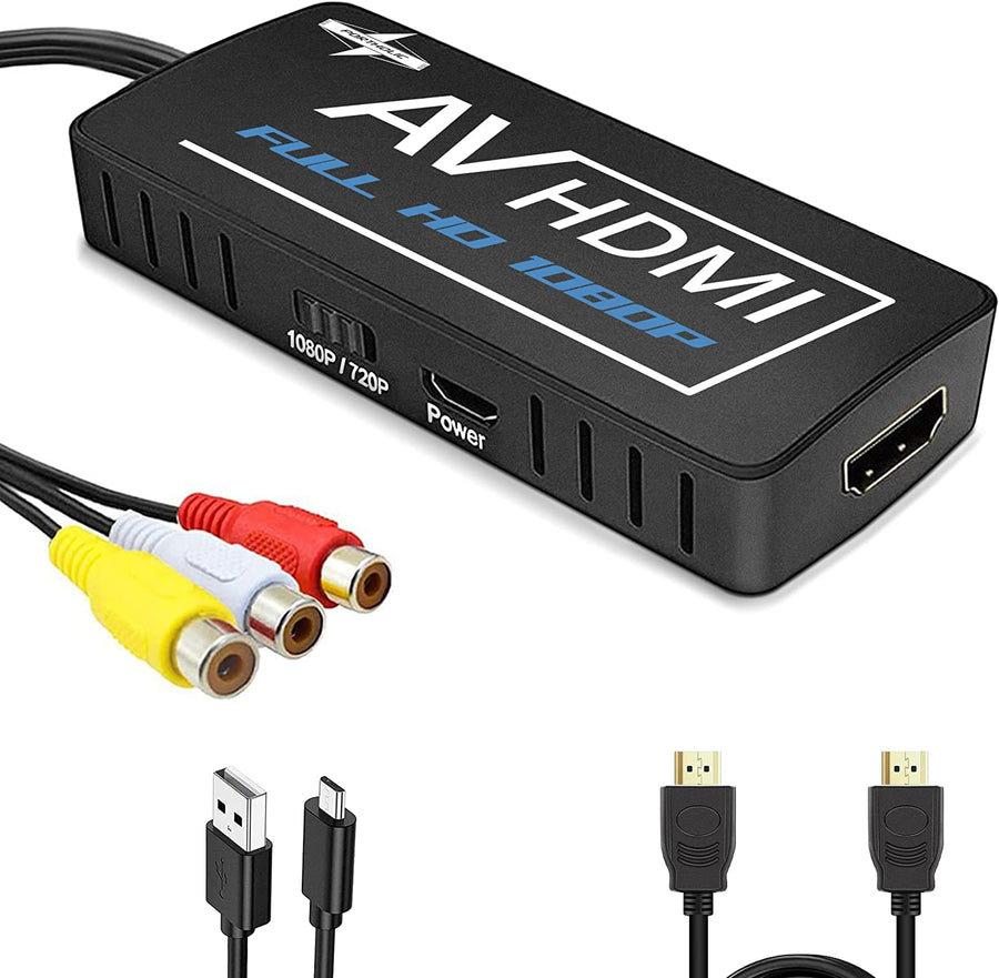 PORTHOLIC RCA to HDMI Converte