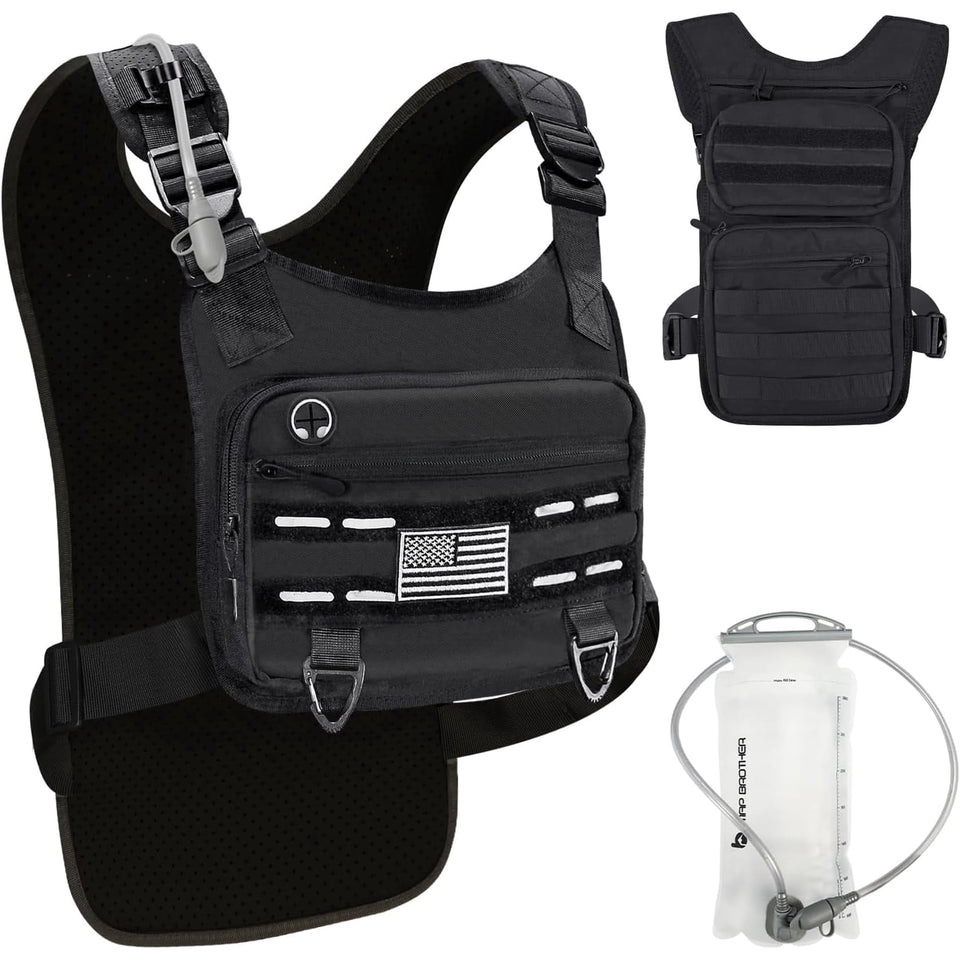 Running Vest for Women Men with 500ml/1.5L Water Bottle, Adjustable Hydration Vest with Water Bladder |Reflective |Lightweight |Muti-Pockets |Breathable for Running Accessories for Hiking