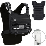 Running Vest for Women Men with 500ml/1.5L Water Bottle, Adjustable Hydration Vest with Water Bladder |Reflective |Lightweight |Muti-Pockets |Breathable for Running Accessories for Hiking
