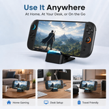 Docking Station for Nintendo Switch 2, Portable TV Dock with 4K@120Hz HDMI Output, 60W PD Charging, USB 3.0 & USB 2.0 Ports
