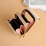 Cell Phone Bag, PU Leather Crossbody Cellphone Purse for Women, Touch Screen Cell Phone Pouch Holder Shoulder Bag RFID Blocking Wallet Handbag with Shoulder Strap