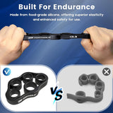 Hand Exerciser Grip Strengthener, Finger Stretcher Hand Grip Resistance Bands Hand Strengthener Hand Strengthening Forearm Exerciser for Arthritis