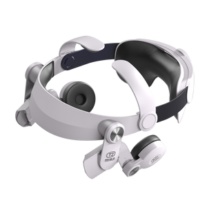 METORY Oculus Quest 2 Elite Head Strap +Leather Ear Muffs T2