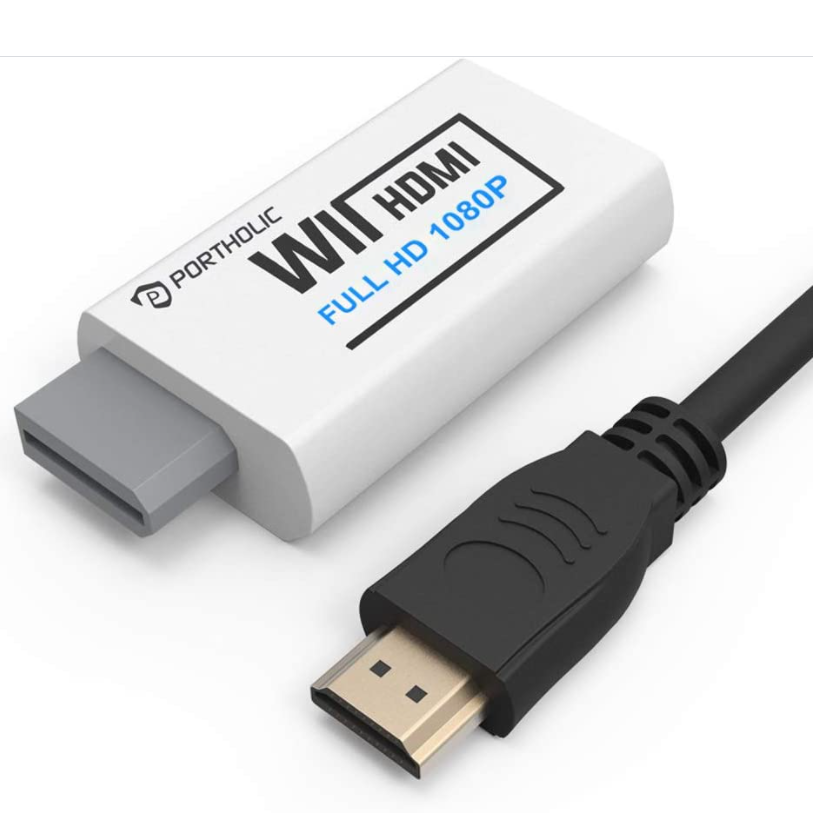 Wii to HDMI Converter 1080P with  HDMI Cable